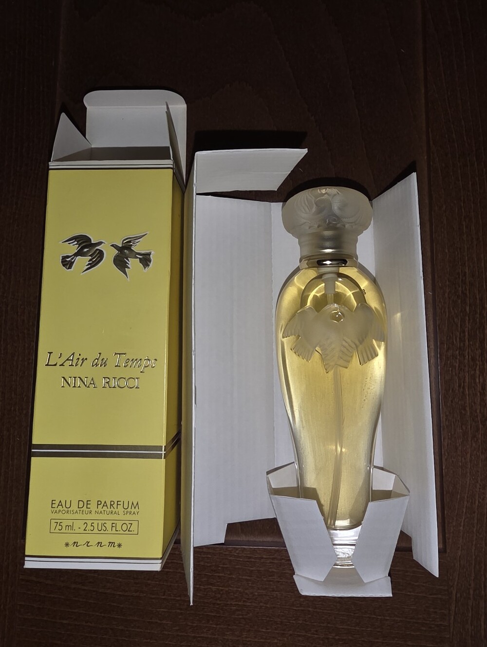 NOS Vintage 1990s L'Air du Temps NINA RICCI Eau De Parfum 2.5 FL OZ